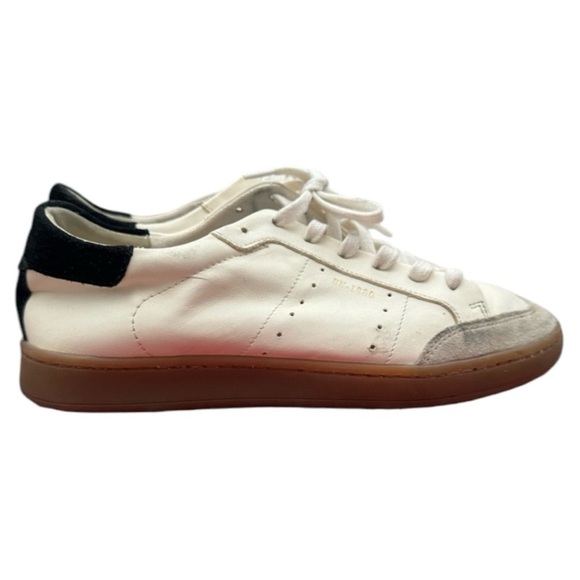 SAM EDELMAN Reve SE 1980 Women White Casual Leather/Suede Tennis Shoes-Size 7.5 - Picture 1 of 12